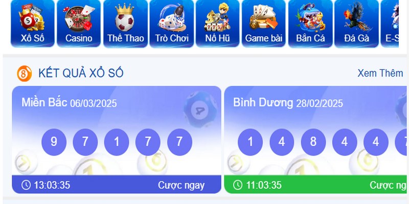 123B cung cấp chế độ chơi thử cho phép người chơi làm quen với các trò chơi